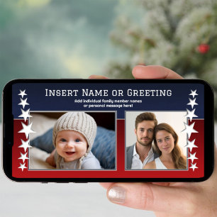 Cartes Pour Fêtes Annuelles photo sur le thème patriotique - option de télécha