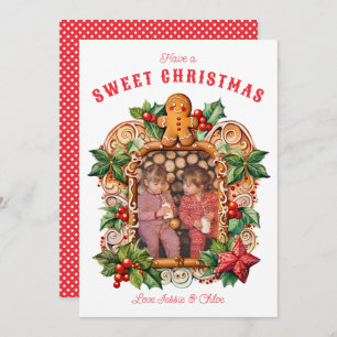 Cartes Pour Fêtes Annuelles Photo Sweet Gingerbread