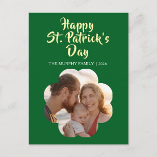 Cartes Pour Fêtes Annuelles Photo Trèfle Chat Noir Chanceux Saint Patrick H
