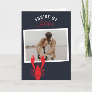 Cartes Pour Fêtes Annuelles Photo Valentine's Day Homard Seafood Gag Custom