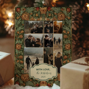 Cartes Pour Fêtes Annuelles Photo Vintage Pinecone Noël botanique