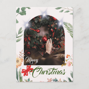 Cartes Pour Fêtes Annuelles Photographie d'arc tendance joyeux noël