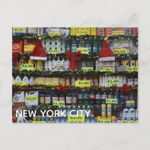 Cartes Pour Fêtes Annuelles Photographie de la boutique de rabais NYC de Noël