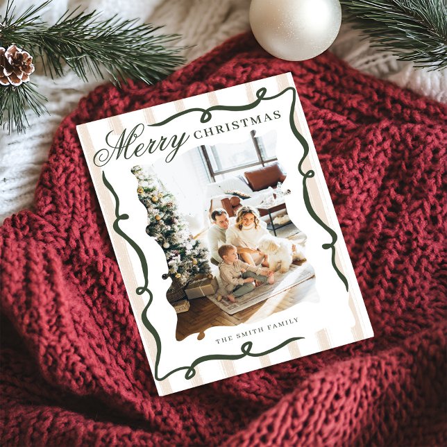 Cartes Pour Fêtes Annuelles Photographie de la main dessinée de Whimsical Noël (Créateur téléchargé)