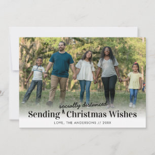 Cartes Pour Fêtes Annuelles Photographie moderne de voeux de Noël dérangés soc