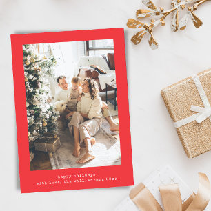 Cartes Pour Fêtes Annuelles Photographie verticale minimale de machine à écrir