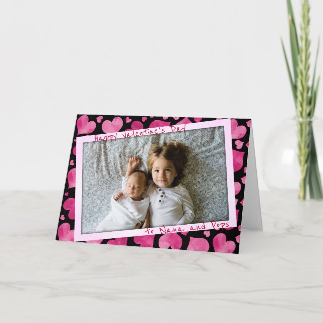 Cartes Pour Fêtes Annuelles Photos à la ligne Grand-parents Valentines Jour de (Devant)