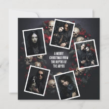 Photos de couronne crâne Goth Noël Message personn