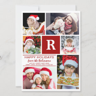 Cartes Pour Fêtes Annuelles Photos de famille DYI Noël ou Nouvel An