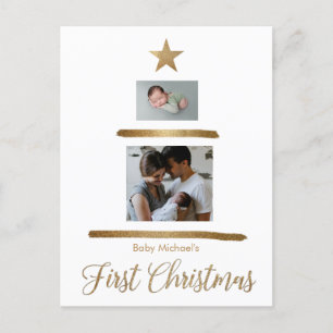 Cartes Pour Fêtes Annuelles Photos de Noël du bébé garçon
