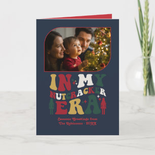 Cartes Pour Fêtes Annuelles Photos de Noël Rétro Classiques Amusantes