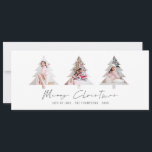 Cartes Pour Fêtes Annuelles Photos minimalistes en forme d'arbre 3 Joyeux Noël<br><div class="desc">Minimaliste 3 Formes d'arbre Photos Joyeux Noël. Disponible numériquement et imprimé. Joyeux Noël est dans un script stylé. Remplacez facilement l'échantillon de trois images par la vôtre et personnalisez avec vos noms sur le devant.</div>