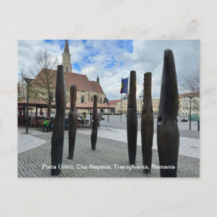 Cartes Pour Fêtes Annuelles Piata Unirii, Cluj-Napoca, Roumanie, sur un