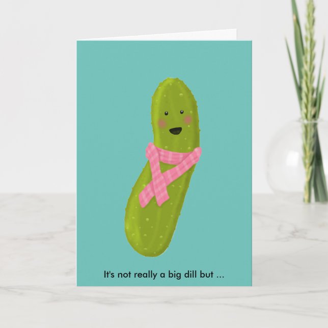 Cartes Pour Fêtes Annuelles Pickle Holiday Card (Devant)