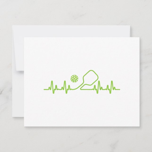 Cartes Pour Fêtes Annuelles Pickleball Art Pour Hommes Femmes Pickleball Pickl (Devant)