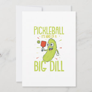 Cartes Pour Fêtes Annuelles Pickleball C'est un peu un cadeau pour un jeu de r