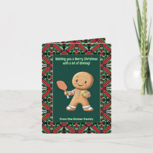 Cartes Pour Fêtes Annuelles Pickleball 🎄 Dinking Délice