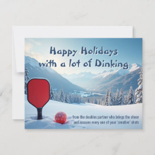 Cartes Pour Fêtes Annuelles Pickleball🎅Chaos Créatif & Retours de Fêtes