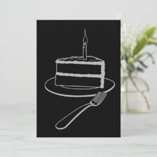 Cartes Pour Fêtes Annuelles Pièce Exquise de Conception de Gâteau, Anniversair