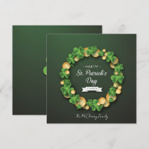 Pièces de feuilles de trèfle de la Saint-Patrick