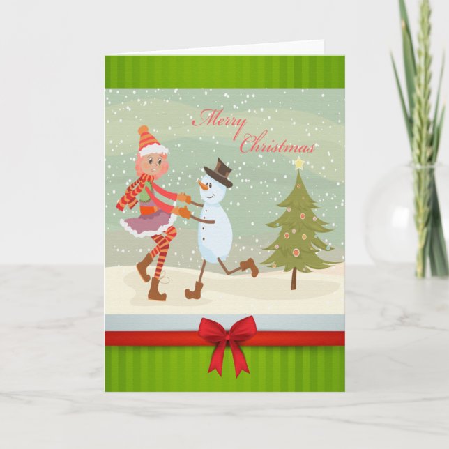 Cartes Pour Fêtes Annuelles Pieds de vacances (Devant)