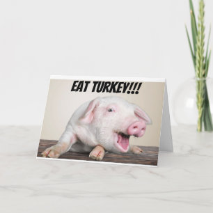 CARTES POUR FÊTES ANNUELLES PIG DIT MANGER ***TURQUIE** À REMERCIER