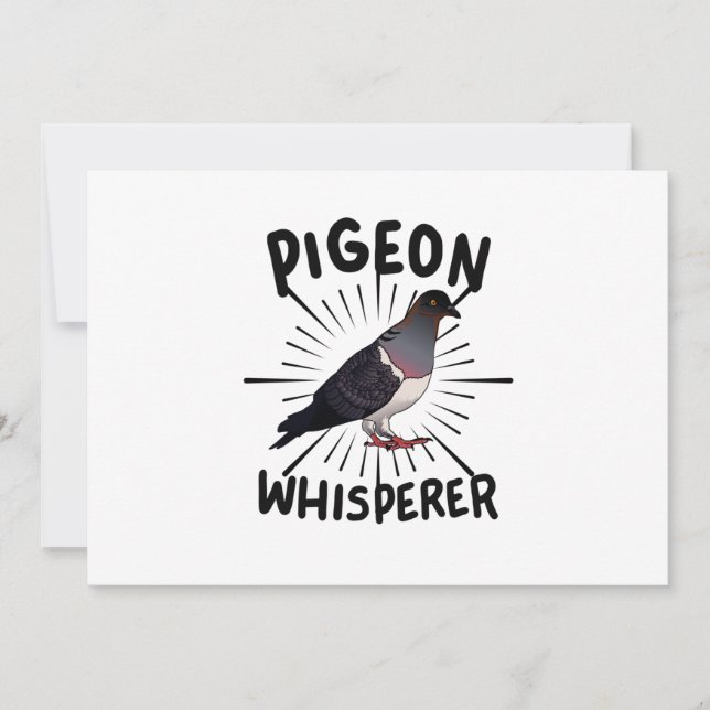 Cartes Pour Fêtes Annuelles Pigeon (Devant)