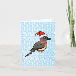 Cartes Pour Fêtes Annuelles Pigeon Père Noël