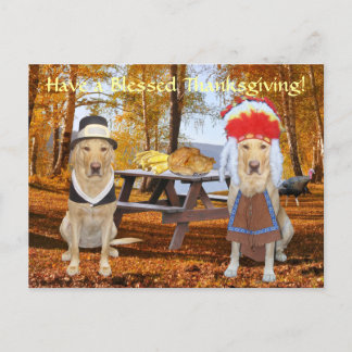 Cartes Pour Fêtes Annuelles Pilgrim & Chef de Cute Lab sur mesure
