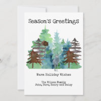 Pin de cerf rustique Joyeuses Fêtes