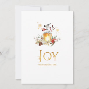 Cartes Pour Fêtes Annuelles Pin neigeux et épinette - photo Collage