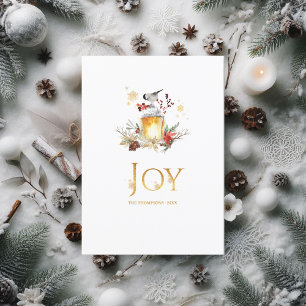 Cartes Pour Fêtes Annuelles Pin neigeux et épinette - photo Collage