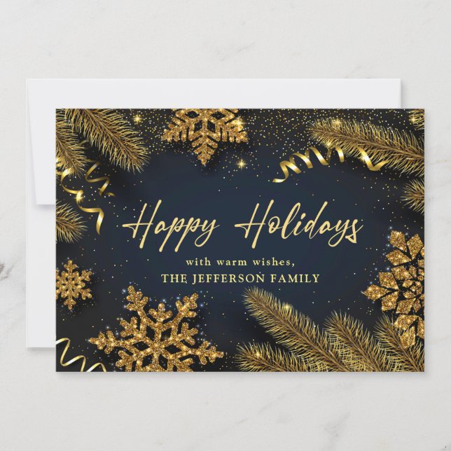 Cartes Pour Fêtes Annuelles Pine de Noël cônes Salutation rustique (Devant)