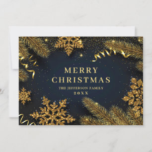 Cartes Pour Fêtes Annuelles Pine de Noël cônes Salutation rustique