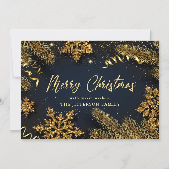 Cartes Pour Fêtes Annuelles Pine de Noël cônes Salutation rustique (Devant)