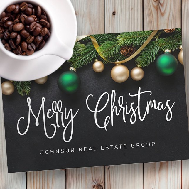 Cartes Pour Fêtes Annuelles Pine de Noël Joyeux Noël (Créateur téléchargé)