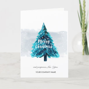 Cartes Pour Fêtes Annuelles Pine Tree Stars Joyeux Noël