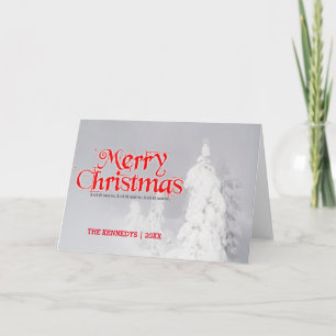 Cartes Pour Fêtes Annuelles Pine Trees