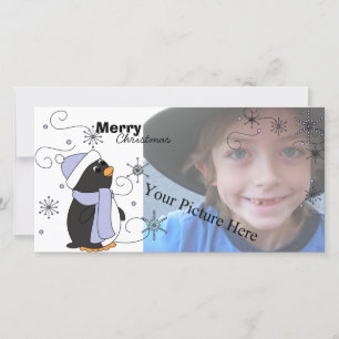 Cartes Pour Fêtes Annuelles Pingouin en Awe