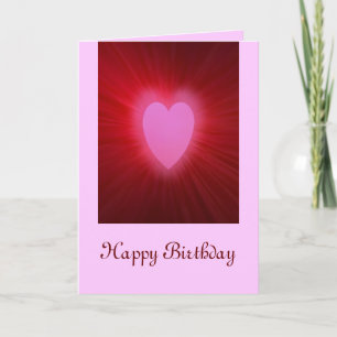 Cartes Pour Fêtes Annuelles Pink Aura, Joyeux anniversaire