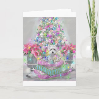 Cartes Pour Fêtes Annuelles Pink Poinsettias