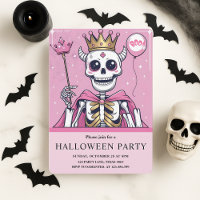 Pink Princess Skeleton Halloween Party