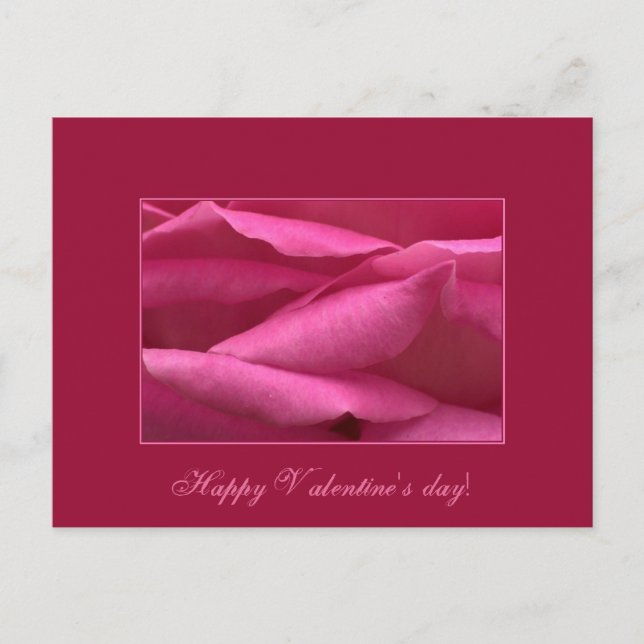 Cartes Pour Fêtes Annuelles Pink rose (Devant)