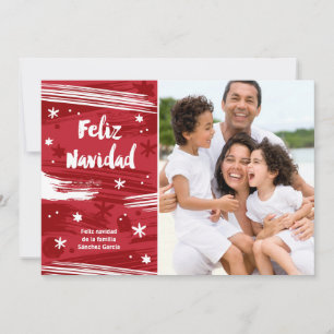 Cartes Pour Fêtes Annuelles Pintado Feliz Navidad