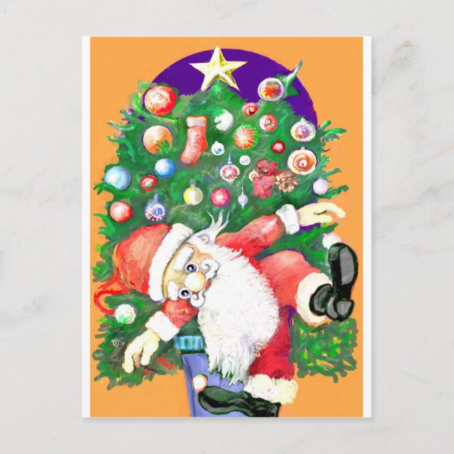 Cartes Pour Fêtes Annuelles Pintura digital realizada en Photoshop con tableta (Devant)