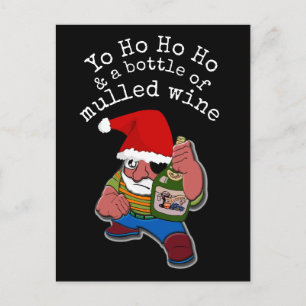 Cartes Pour Fêtes Annuelles Pirate Père Noël