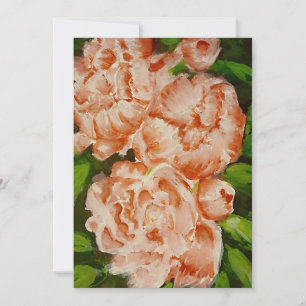 Cartes Pour Fêtes Annuelles Pivoine rose