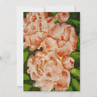 Cartes Pour Fêtes Annuelles Pivoine rose