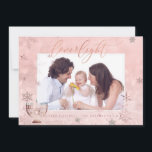 Cartes Pour Fêtes Annuelles PixDezines Love  Light Hanoukka Real Snowflakes<br><div class="desc">Pixdezines cartes d'amour et de bénédictions Hanoukka légères,  brillant dans les VRAIS flocons de neige colorés en or rose. "Love & Light" dans une police de script moderne amusante. do-it-yourself découpe,  polices et couleurs des polices. Copyright © 2008-2018 PixDezines™. Tous droits réservés.</div>
