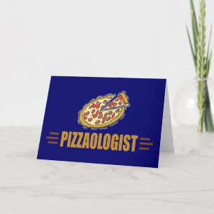 Cartes Pour Fêtes Annuelles Pizza drôle